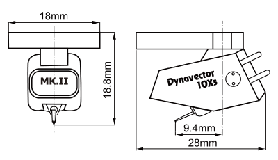 Dynavector ダイナベクター DV 10X5 MKII LOW MCステレオカートリッジ 日本製
